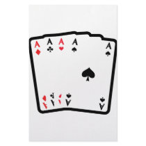4 aces icon stationery