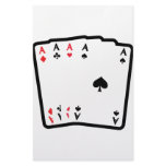4 aces icon stationery design