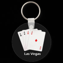 4 Ace's Las Vegas Keychain