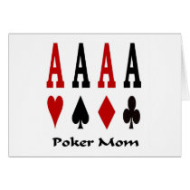4 Aces Poker Mom Card