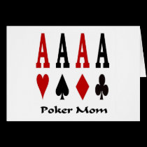 4 Aces Poker Mom Card