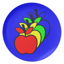 4 Apples a Day - keep 4 Doctors away plates