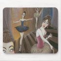 '4 Ballerinas' mousepad by cowelljude '4 Ballerinas' mousepad
