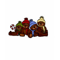 4 bears christmas t-shirt shirt