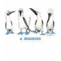 4 Boobies- Twice The Number T Shirt
