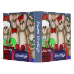 4 Buddies Christmas Vinyl Binders