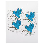 4 Calling Birds Personalized Letterhead