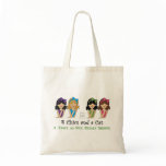 4 Chics and a Cat Tote Bags