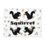 4 chipmunks post card