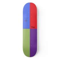 4 Colors On Deck Custom Skateboard