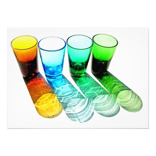 Coloured Shot Glass