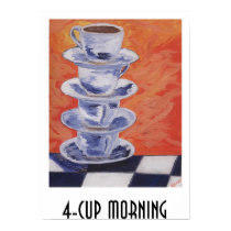 4-Cup Morning posters