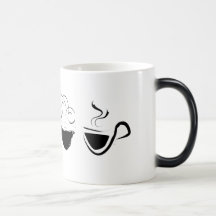 4 Cute Swirly Coffee Mugs