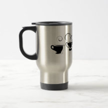 4 Cute Swirly Coffee Mugs