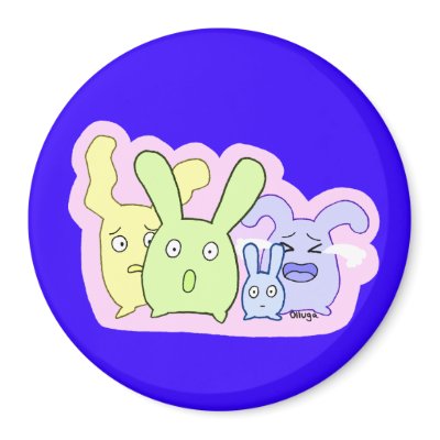 4 cute things T3T Refrigerator Magnets by Olluga