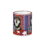 4 de julio petardo - Shiba Inus Taza