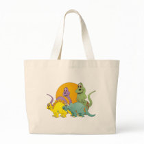 4 Dinosaur Friends Canvas Bag