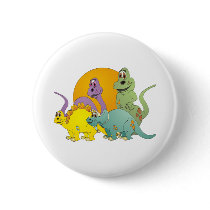 4 Dinosaur Friends Pin