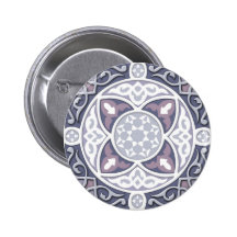4 Directions Silver and Mauve Pin