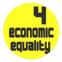 4 Economic Equality Sticker