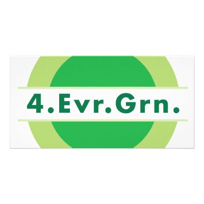 4.Evr.Grn. Photo Card Template by willowear