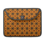 4 Flames Grid Macbook Pro Sleeves