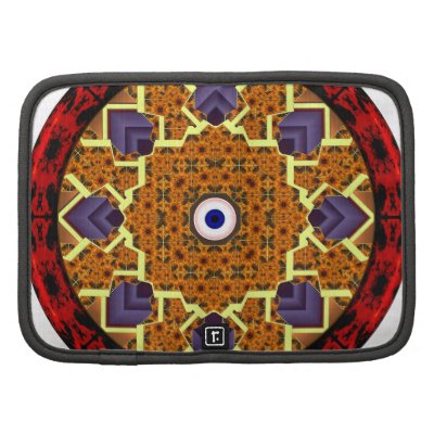 4 Flames Round Shield Alternate Folio Planners by Perzpektiba