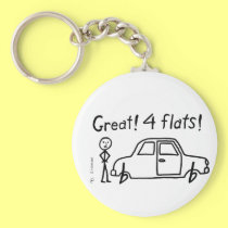 4 Flats keychains