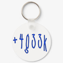 +4 Geek Keychain by JaZilla +4 Geek Keychain
