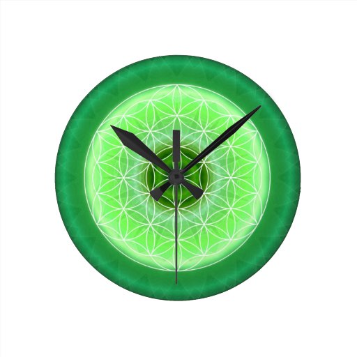Green Clocks, Green Wall Clock Designs