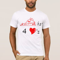 4 hearters t-shirts by gnomo_arigato 4 hearters t-shirts