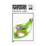 4 in One Golf Club Postage Stamp