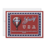 4 July "Independence day" party CUSTOMIZABLE Personalized Announcements