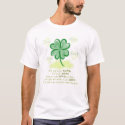 4-leaf clover (1 side front) t-shirts