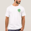 4-leaf clover (2 sides) t-shirts