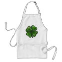 4 leaf clover aprons