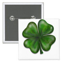 4 leaf clover buttons