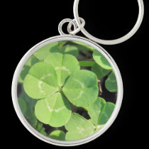 4 Leaf Clover Good Luck Charm keychains