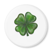 4 leaf clover refrigerator magnet