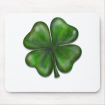 4 leaf clover mousepads
