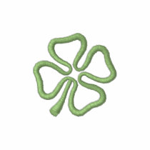 4-leaf Clover Outline embroidered shirts by ZazzleEmbroidery 4-leaf Clover Outline embroidered shirts
