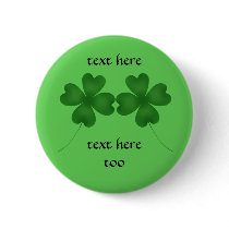 4 leaf clovers for St. Patrick's day Pin