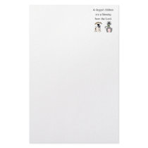 4-legged children are a blessing (pic) stationery design