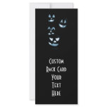 4 Lit Jack-O-Lanterns - Blue Rack Card