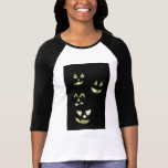 4 Lit Jack-O-Lanterns - Yellow Tee Shirts