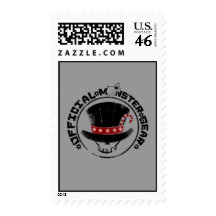 4 Little Monsters - Andy Holiday Logo Postage