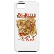 4 Little Monsters - Let's Rock the House iPhone 5 Cover