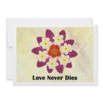 4 Love Never Dies Personalized Announcement