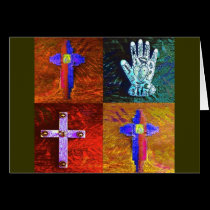 4 Miracles Card (Olive) cards