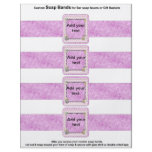 4 per sheet Bar Soap Bands Baby Shower Paper Favor flyers